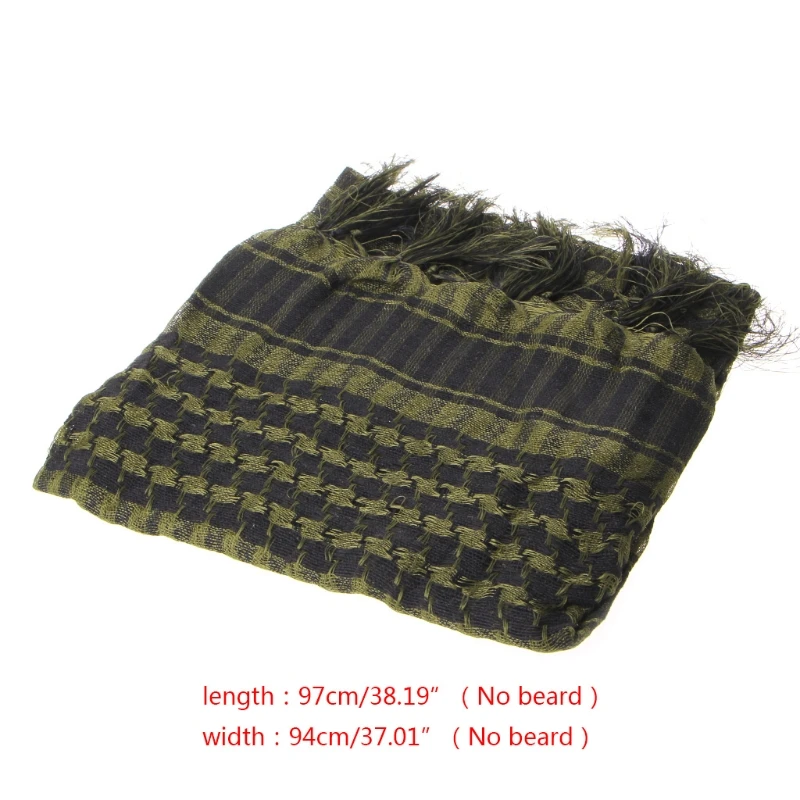 Военный Тактический Keffiyeh Шарф в арабском стиле Охота Велоспорт шаль головной убор Армейский Камуфляж Y51D