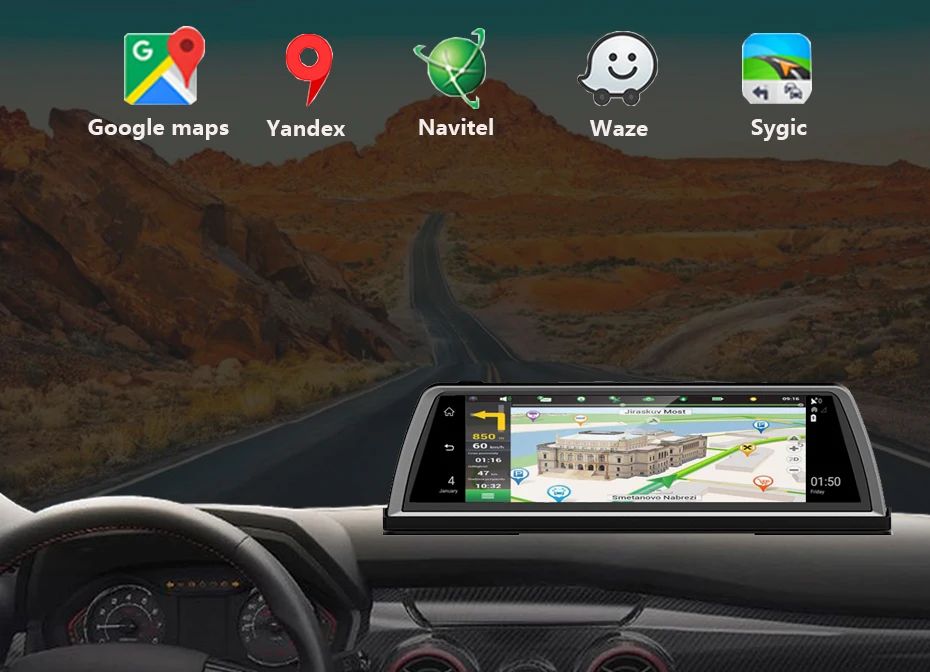 WHEXUNE Автомобильный видеорегистратор Dashcam 4G 4 канала ADAS Android 1" центральная консоль зеркало gps WiFi FHD 1080P задний объектив видео рекордер
