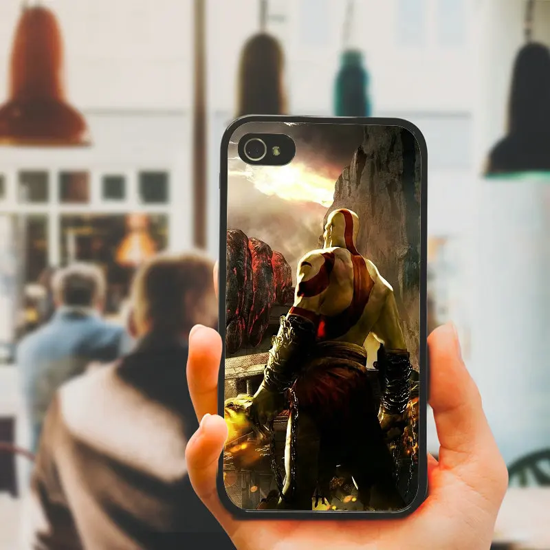Cell Phone Cases Hard Plastic Cover Protect for iphone 8 7 6 6S Plus X XR XS 11 Pro Max 5S 5 SE 4 4S Case God of War Kratos Art | Мобильные