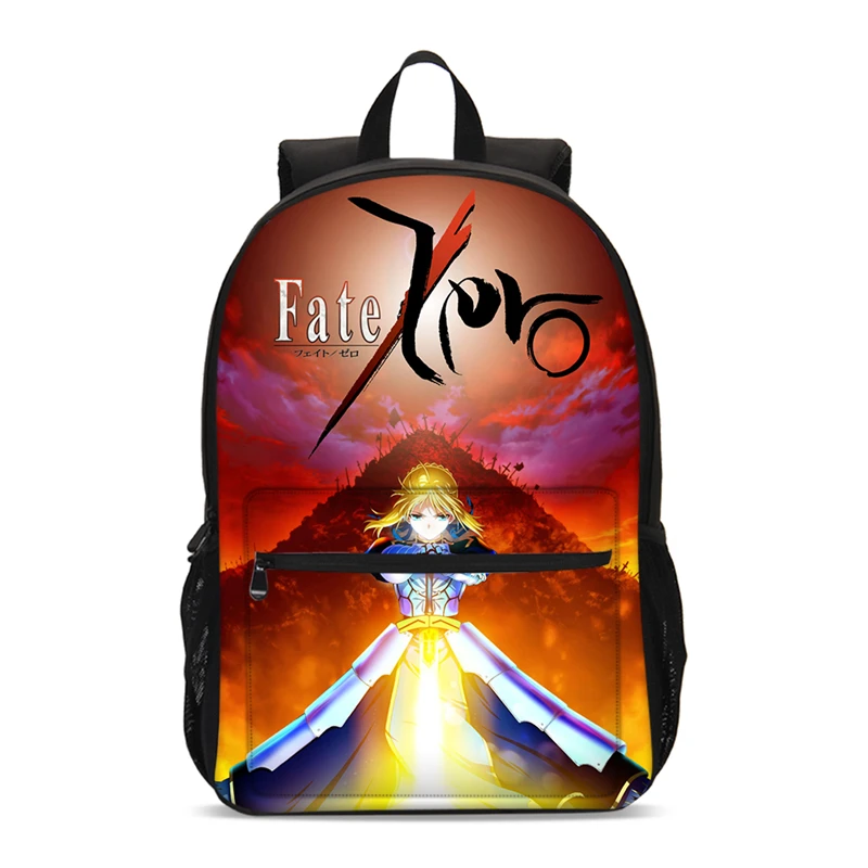 Модные школьные ранцы Fate Zero для девочек подростков милый рюкзак учеников с