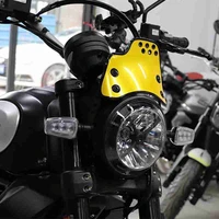 motorcycle windshield wind deflector moto windscreen for ducati scrambler 2015 2021 racer fairing motorcycles accessories
