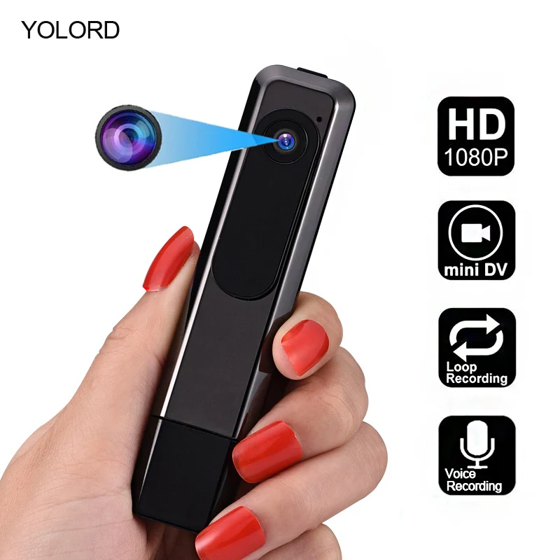 

Full HD 1080P Мини камера видео Смарт Запись голоса аудио стерео рекордер ручка USB U диск воротник клип 8 ГБ/32 ГБ/64 ГБ