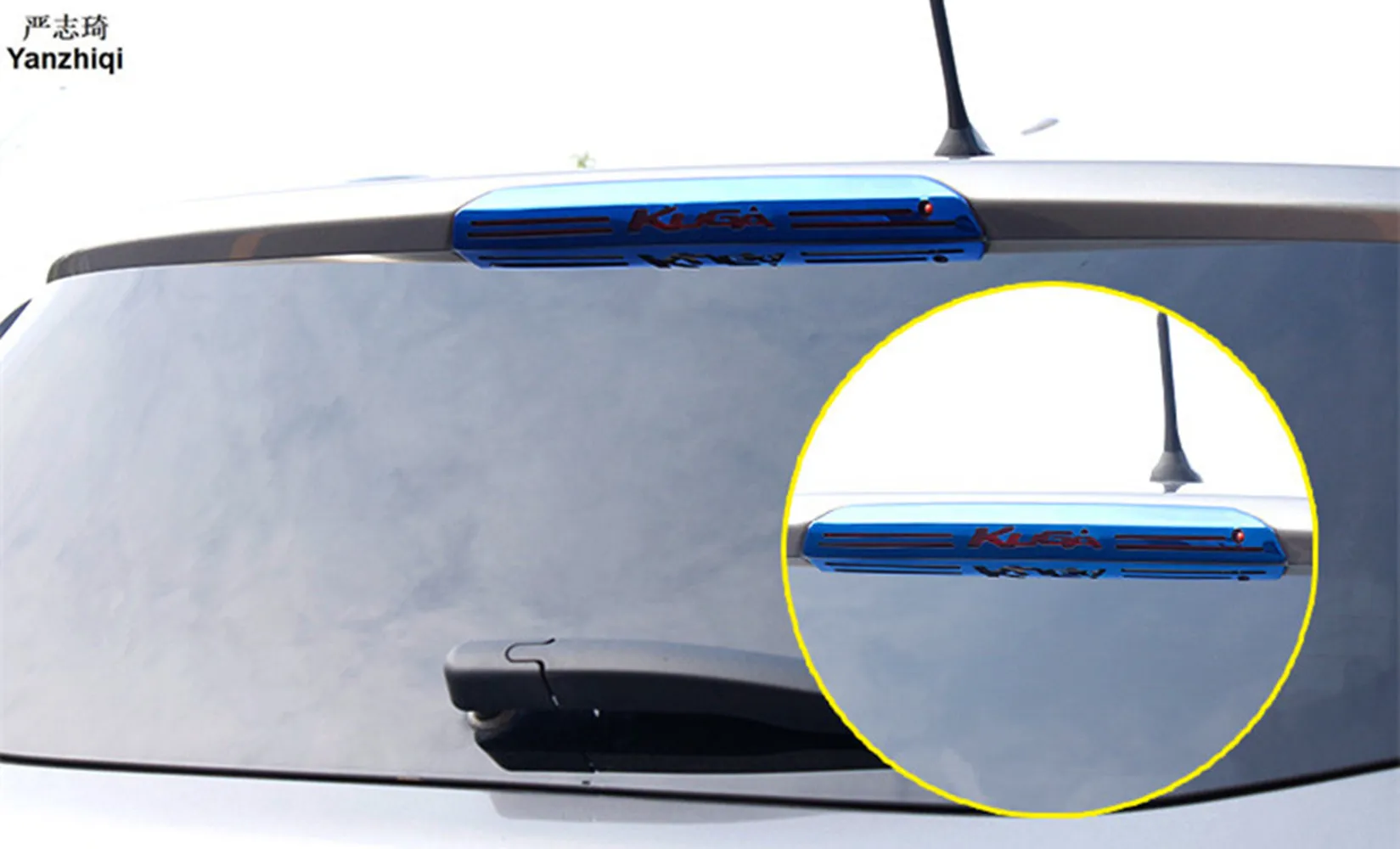 

STAINLESS STEEL TAIL BRAKE LIGHTS LAMP STICKER FOR FORD KUGA 2013-2017 ACCESSORIES CAR-STYLING