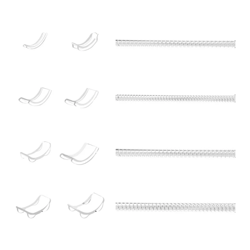 

12 Pcs/Set Silicone Invisible Clear Ring Size Adjuster Guard Tightener Resizing Jewelry Tools Resizer Loose Rings Reducer Ring S