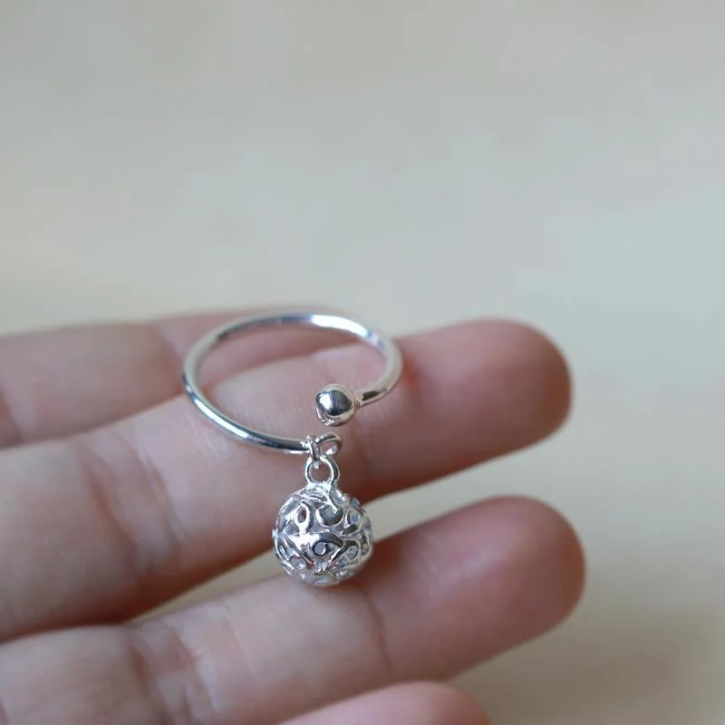 

Оригинальный дизайн полые гортензии тайское серебро креативное открытое регулируемое светильник роскошное очаровательное женское Брендо...