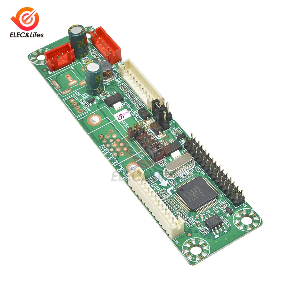 1 комплект 1 канал VGA Видео MT6820 MT6820-MD HX6820-A HX6820 V2.0 универсальный модуль платы драйвера+ LVDS кабель ЖК-дисплей FHD