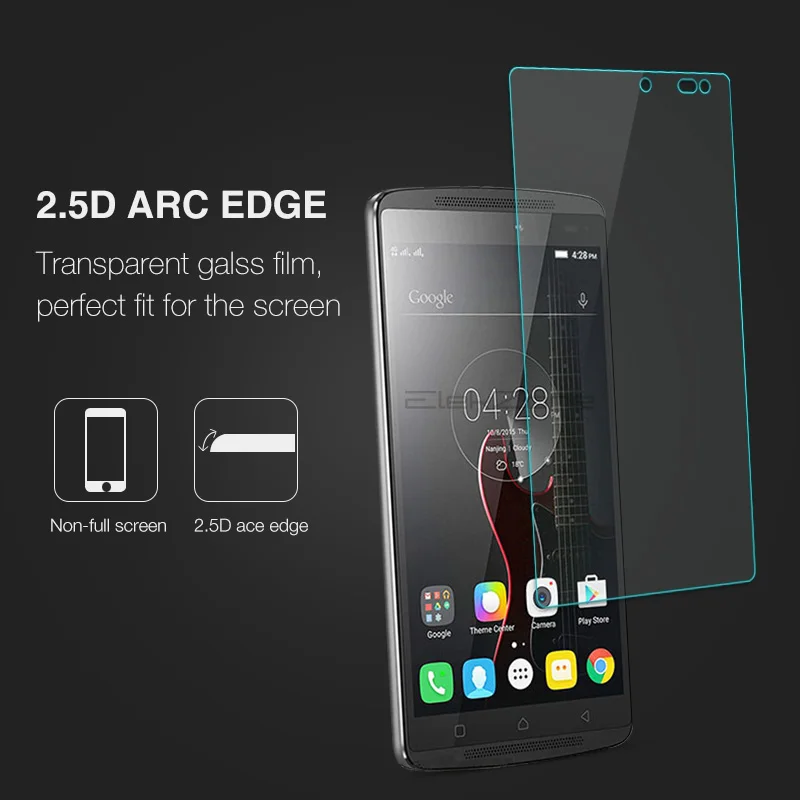 Закаленное стекло с нанопокрытием 9H для lenovo VIBE X3 Lite 2.5D HD экран Защитная пленка