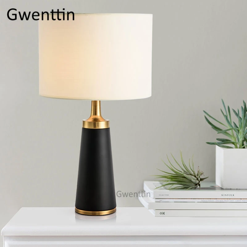 Современные роскошные золотые настольные лампы скандинавский Железный