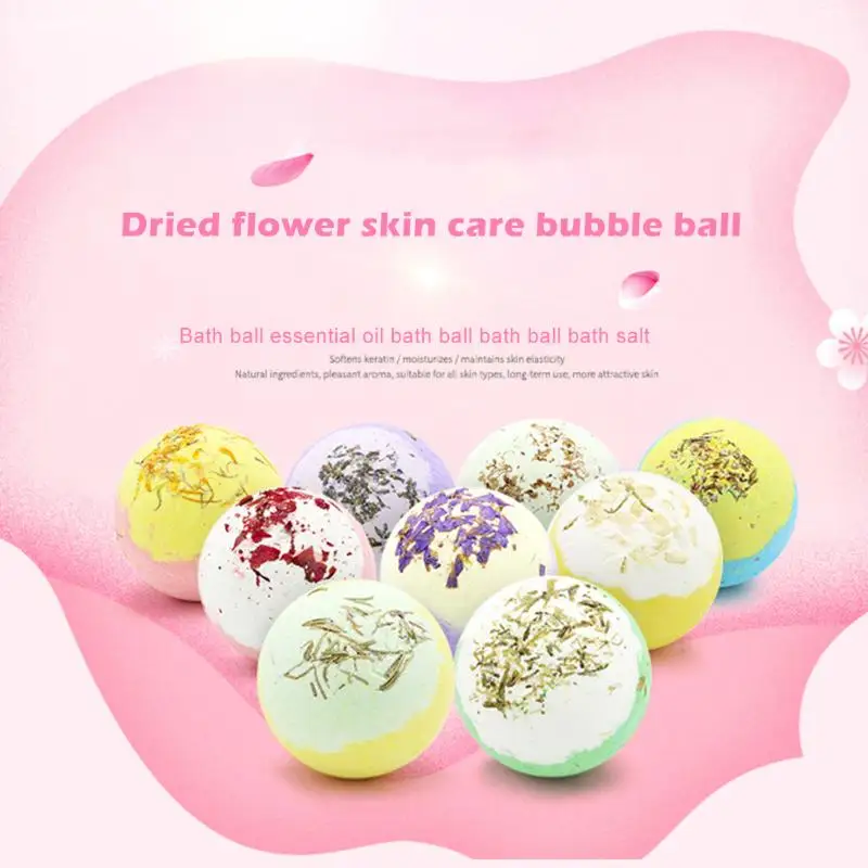 

Soap Handmade Essential Oil Soap Moisturizing Bath Salt Ball Soap Bubble Shower Bombs Ball Body Cleaner SPA Skin Care for Gifts