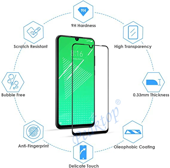 Protective Glass For Samsung Galaxy J6 J 6 2018 A50 40 Full Cover Screen Protector plus J600F Tempered | Мобильные телефоны и