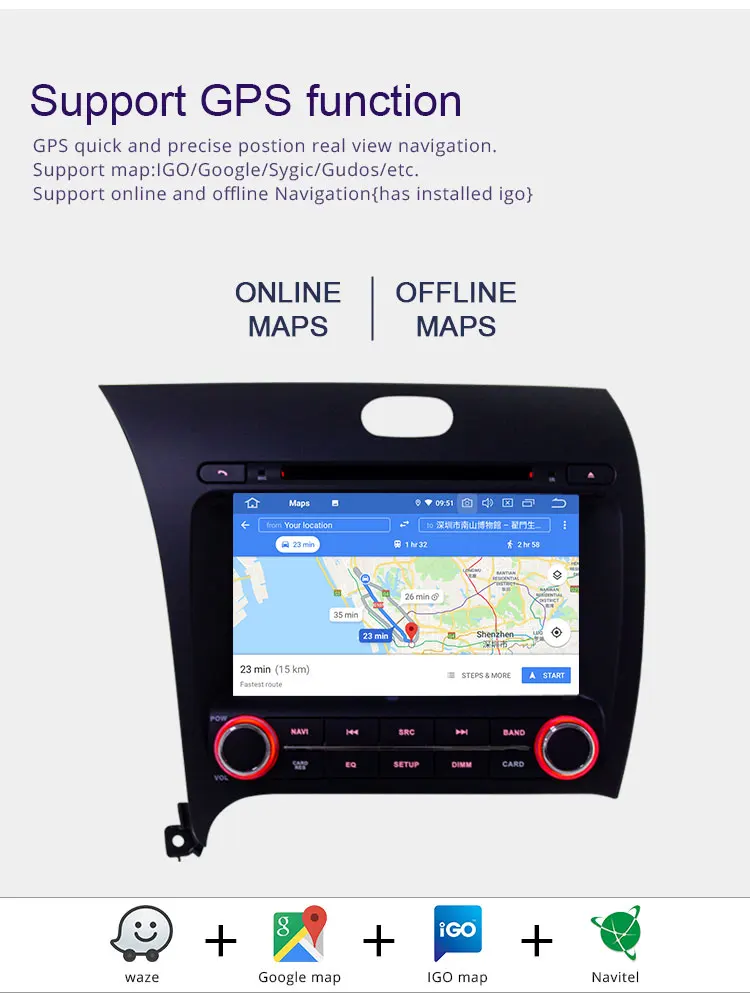 TOPBSNA Android 9,0 автомобильный DVD мультимедийный плеер для Kia CERATO K3 FORTE 2013 wifi автомобильный Радио плеер с gps-навигатором авто FM
