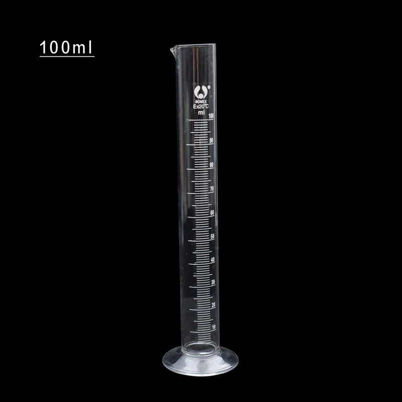 Стеклянный Градуированный цилиндрический прямой мерный стакан 100 мл 250 500 1000 |