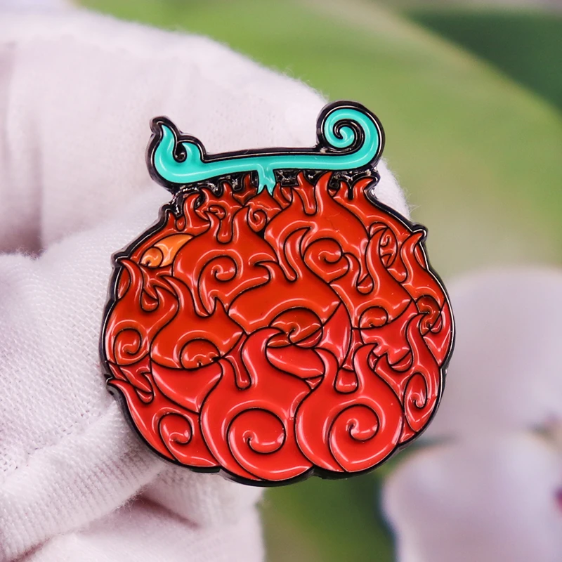 Японская Классическая аниме брошь в виде фрукта дьявола значок костюмы Comicon