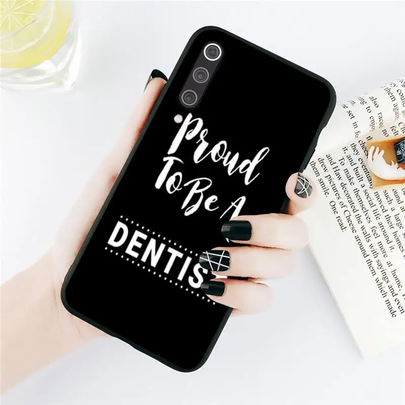 

Dentist Dental Crowned Teeth Phone Cases For Xiaomi Redmi note 7 8 9 t k30 max3 9 s 10 pro lite Luxury brand shell funda coque