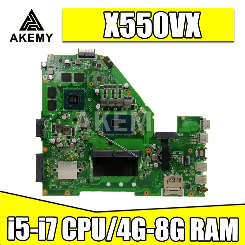 

Multiple configuration GTX950M For Asus X550VX Laptop motherboard X550VX X550VQ W50V FH5900V Test X550VX motherboard Mainboard
