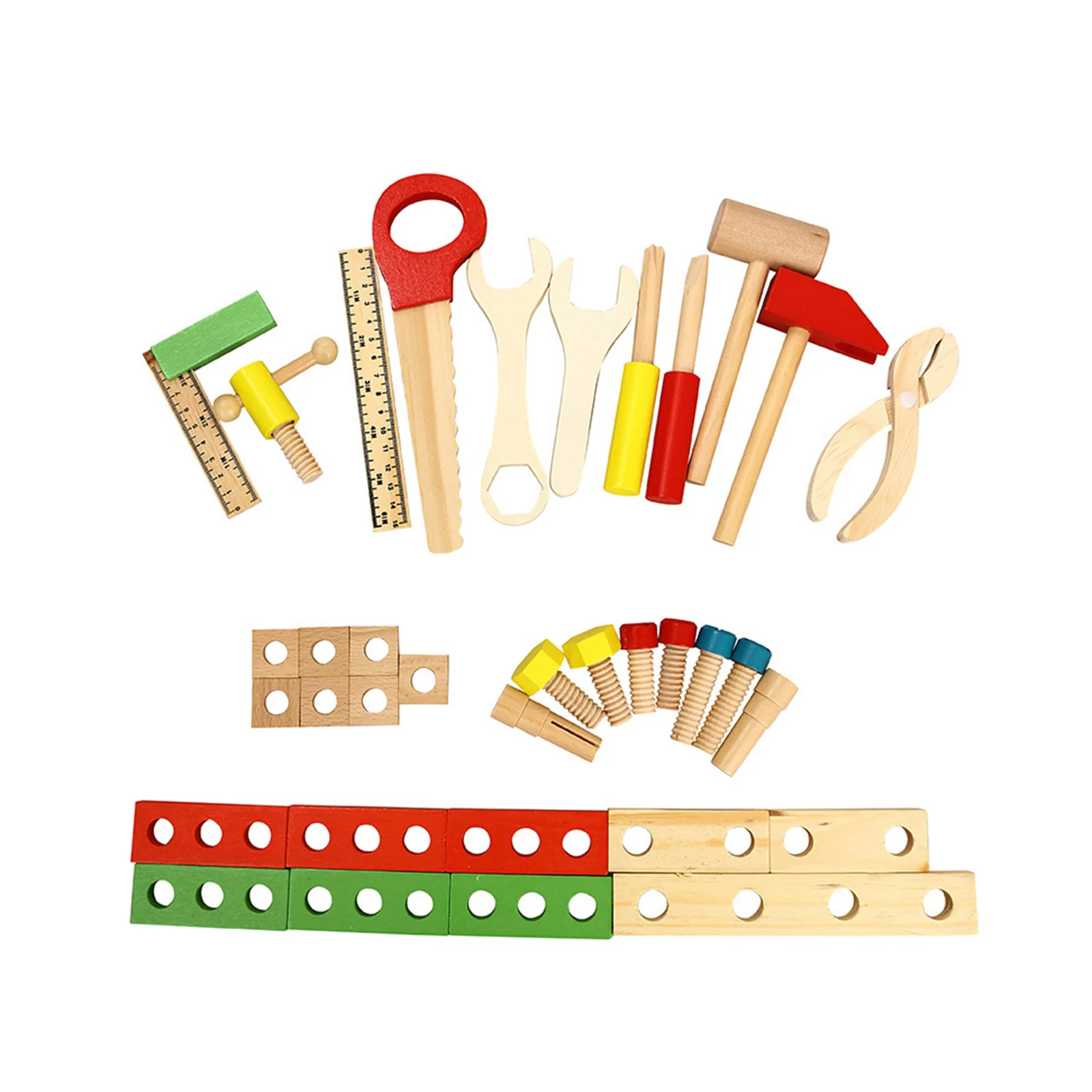 

Multifunctional Wooden Diy Portable Simulation Hands-On Ability Toolbox Set Combination Children'S Educational Play House