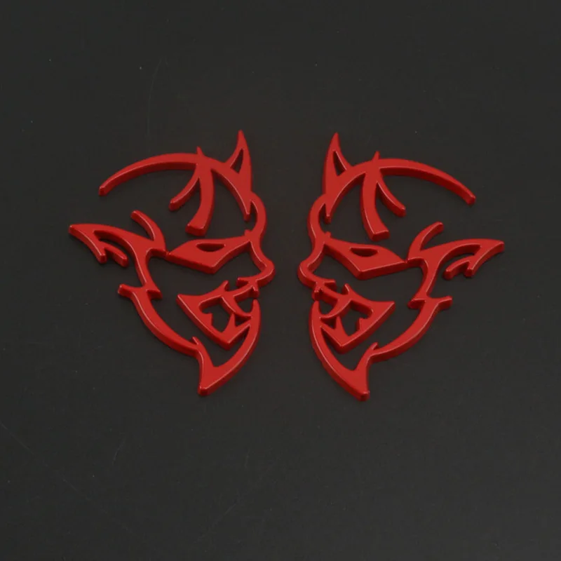 

1pcs metal Hellcat Emblem Car Stickers Front Fender Badge Door Sticker car styling For Dodge Charger SRT8 SRT4 Dart Durango