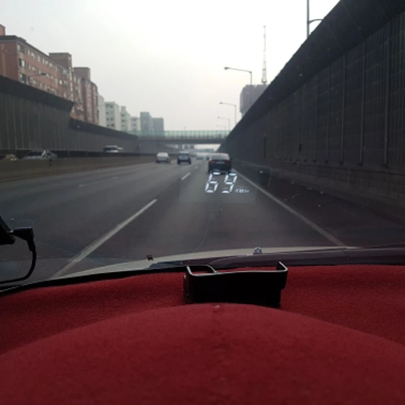 Автомобильный проекционный дисплей на лобовом стекле A100 OBD2 Предупреждение о