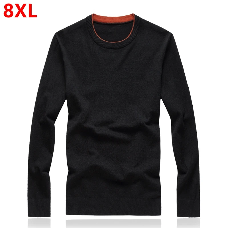 Свитер большого размера, мужской телефон, 7XL, свободный зимний свитер, свитер большого размера от AliExpress RU&CIS NEW