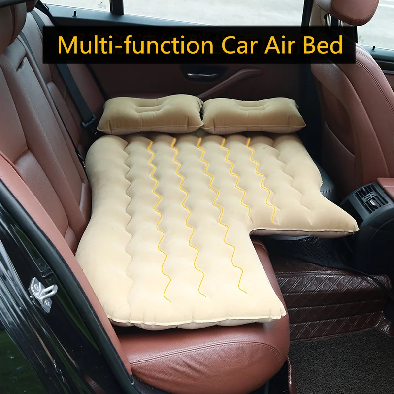 Inflatable Travel Car air Bed Seat Air Mattress Recumbable Adult Children Multi-function Air bed Home Outdoor Read Soft sofa