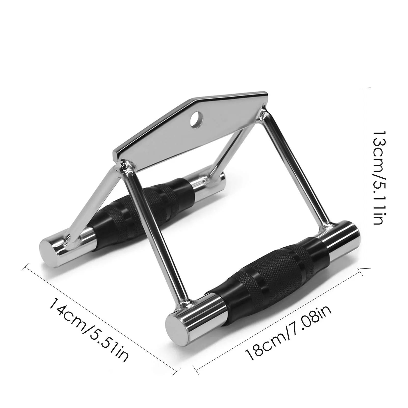 

Gym V Handle Fitness V -bar Pulley Cable Machine Rowing Machine V-Bar Double D Handle Cable Attachment For Fitness Accessories