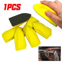 1x car leather seat care detailing clean nano brush auto interior wash detailing clean nano brush accessories duster sponge pads
