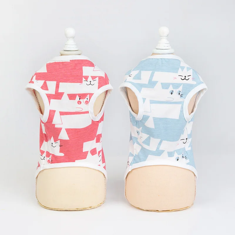 

Cartoon Dog Vest Summer Pet Clothes Puppy Small Dog Clothing Yorkie Chihuahua maltese Shih Tzu Poodle Pomeranian Pet Outfits