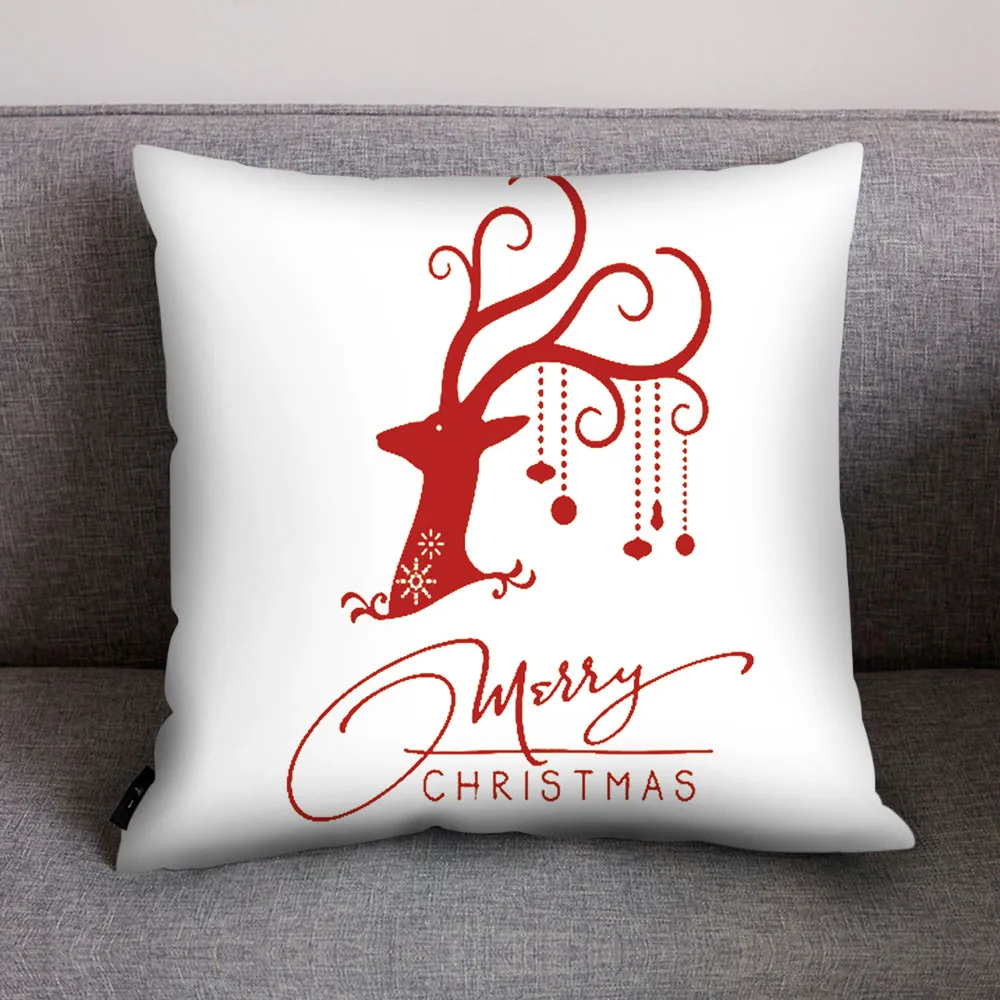 Рождественские наволочки на подушки Санта Клаус Рождественская елка Подушка с