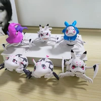 6pcs anime so im a spider so what action figures cartoon pvc figure assemble model lovely collectible kawaii gift toy