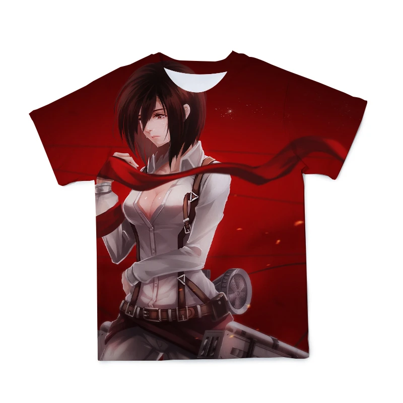 

Men's 3D Anime Casual T-shirt 2021 New Fashion Casual Large Size Loose Men's and Women's T-shirt Short Sleeve Top (customizable)