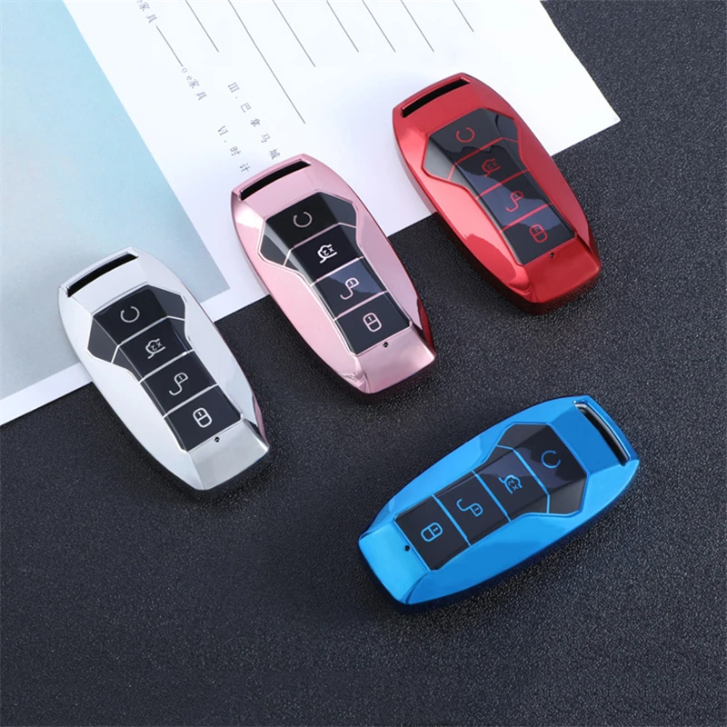 New TPU car key case For BYD Tang DM 2018 styling holder accessories chain for women keychain set new | Автомобили и мотоциклы