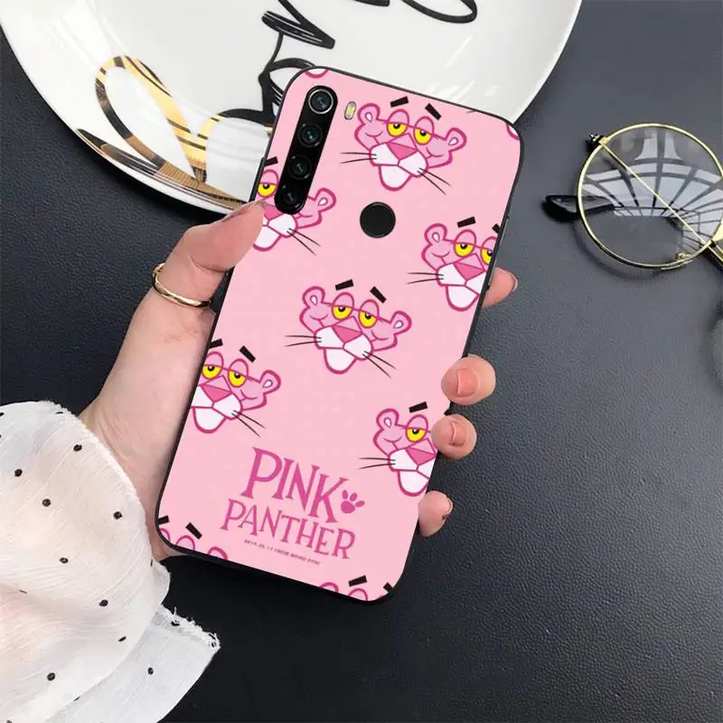 

Cute playful pink panther Phone Cases For Xiaomi Redmi 7 8 9t a3Pro 9se k20 mi8 max3 lite 9 note 9s 10 pro