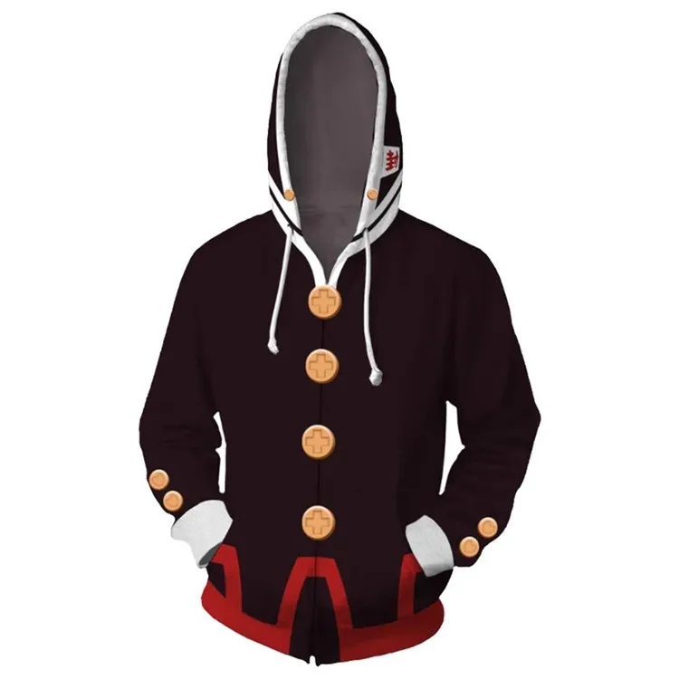 Толстовки Hanako-kun с 3D принтом аниме унитаз Jibaku Shounen костюм для косплея толстовка Nene