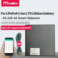 smart lithium battery equalizer li ion lipo lifepo4 4s 24s 10s 16s 13s 8s 4a 36v 48v 60v 24v support bluetooth active balancer