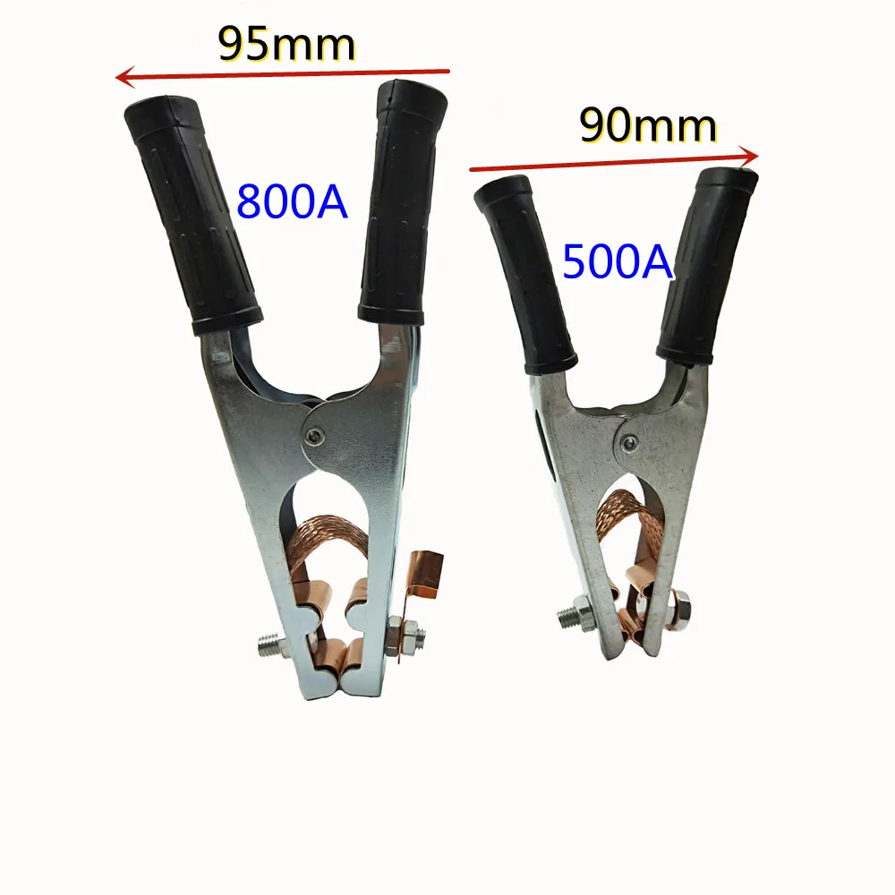500A 800 Заземляющий зажим с гальваническим покрытием для медной сварки ручной