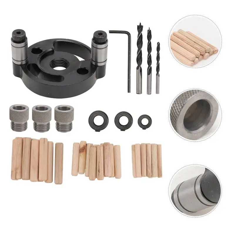 

1 Set Portable Multipurpose Durable Useful Locator Jigs Hole Jig Set Pocket Hole Jig Kit