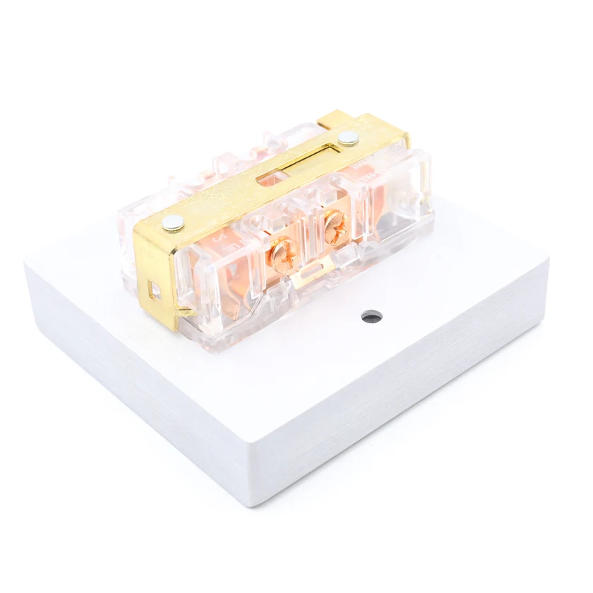 2 шт. прозрачный распределитель питания США розетка переменного тока медная |