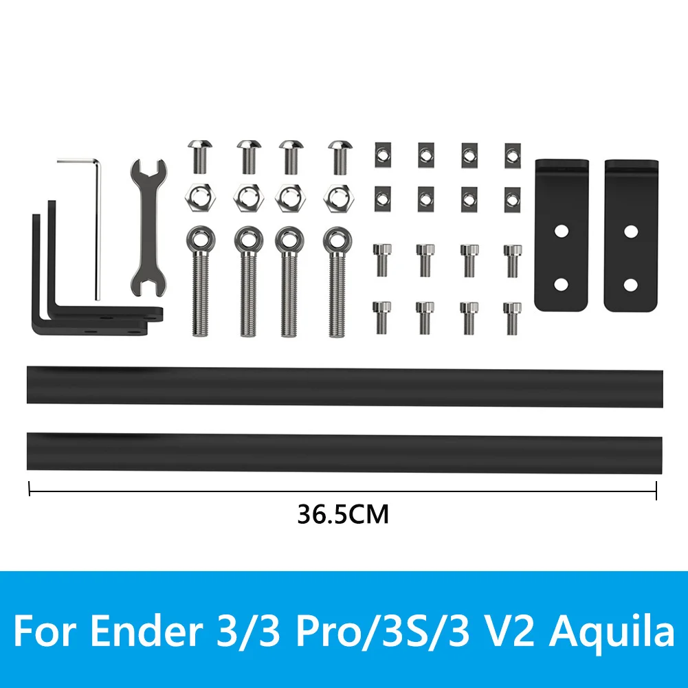 

2021 3D Printer Parts Upgrade Aluminum Alloy Tie Rod Stability Z Axis Fixed Supporting Pull Rod Kit for 3D Printer