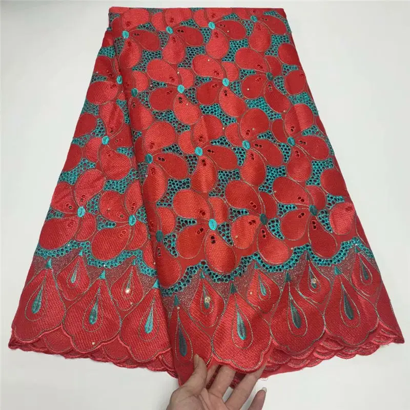 

African Dry Cotton Lace Fabric 2021 High Quality Lace Swiss Voile Lace In Switzerland For Nigerian Wedding Sewing ! TY60205