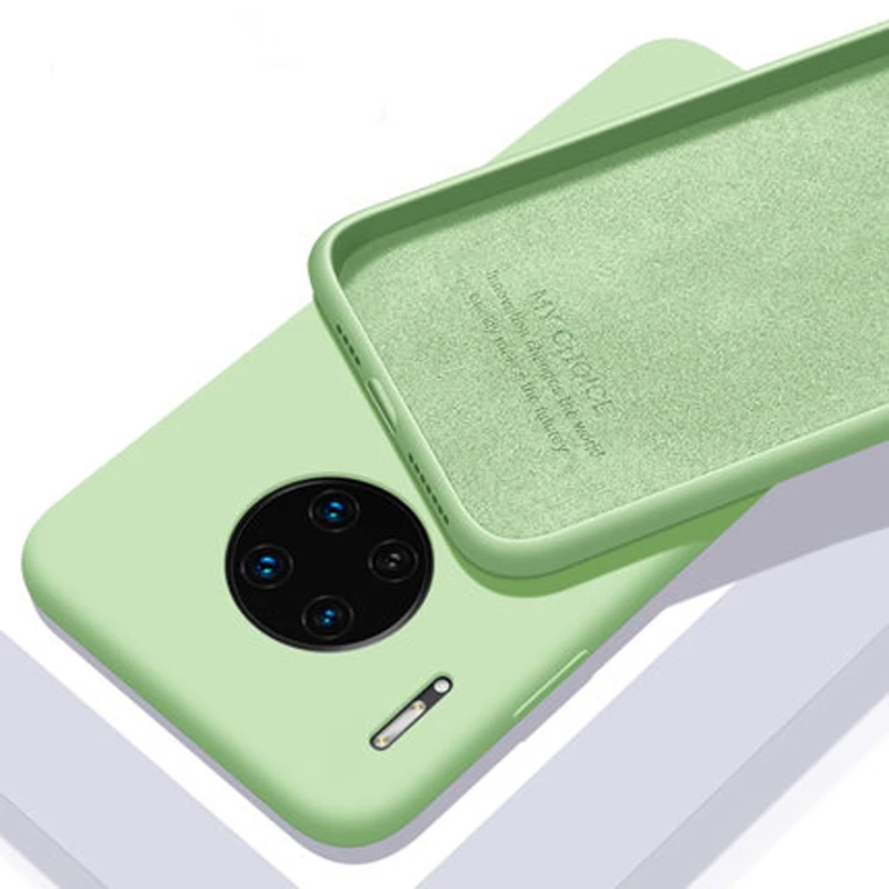 Жидкий силиконовый чехол для Huawei P20 P30 Pro lite Mate 20 30 Honor 10i 8X 8A 9X тонкий мягкий ТПУ из