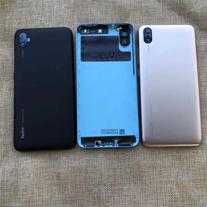 Для Xiaomi Redmi 7A задняя крышка аккумулятора задняя крышка корпуса задняя крышка камеры стеклянная линза Боковая клавиша запасные части