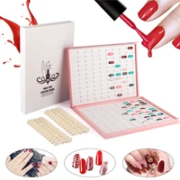 216 nail display book diy nail art showing shelf gel polishing showcase chart salon tool with false tip showcase shelf