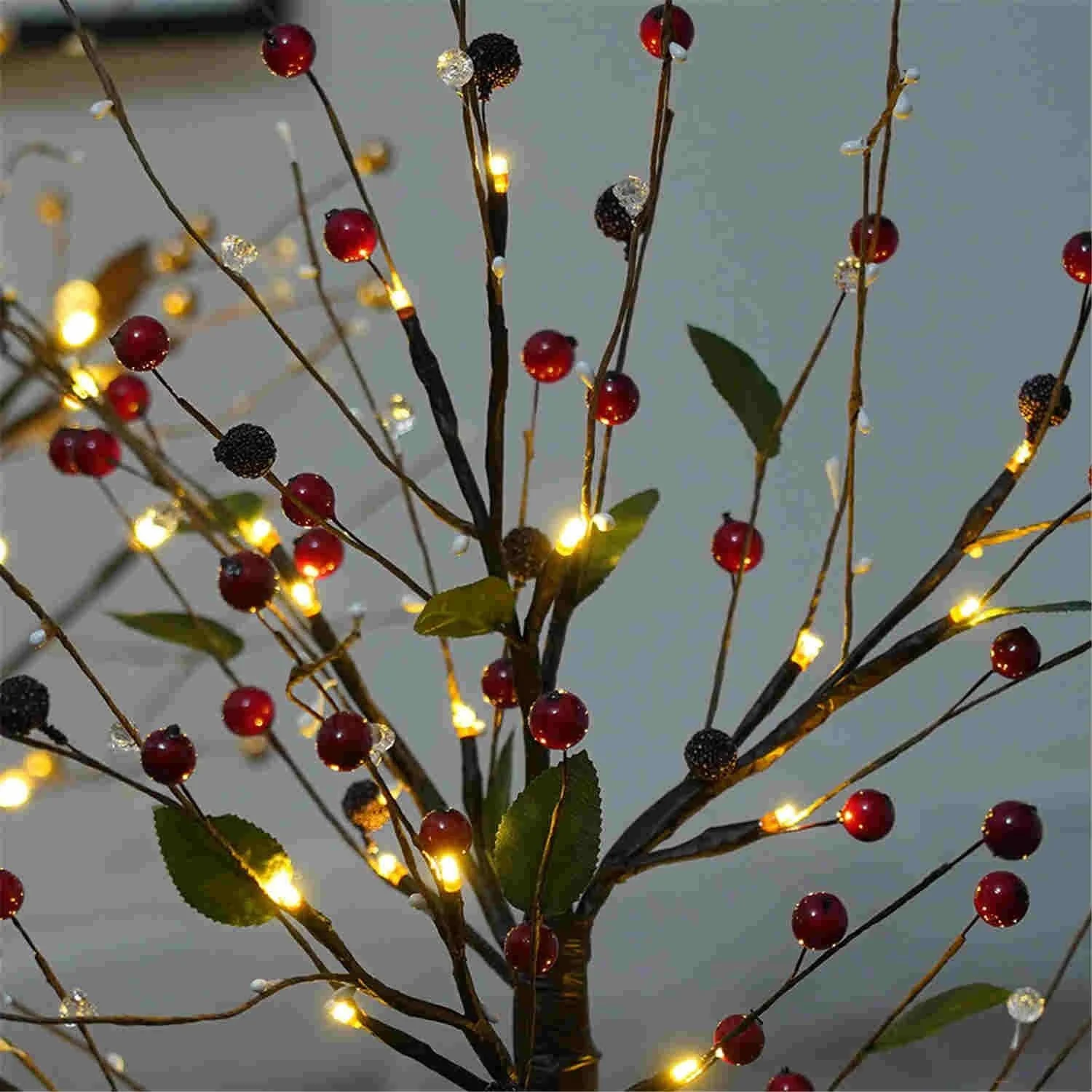 

Decorations 2022 LED Christmas Table Lamp Lights Flower Bonsai Tree Night Lights Home Decoration Parties Wedding Bedroom Decor