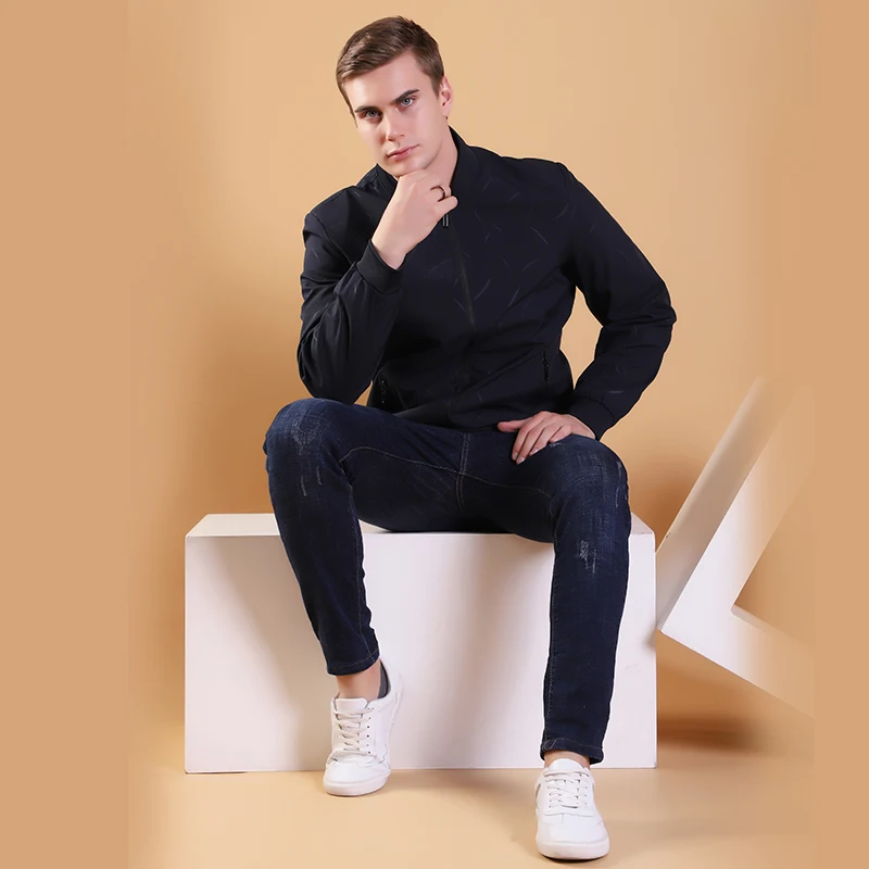 2020 Зима Осень Высокое качество Мужская куртка Стильное мужское пальто свитер