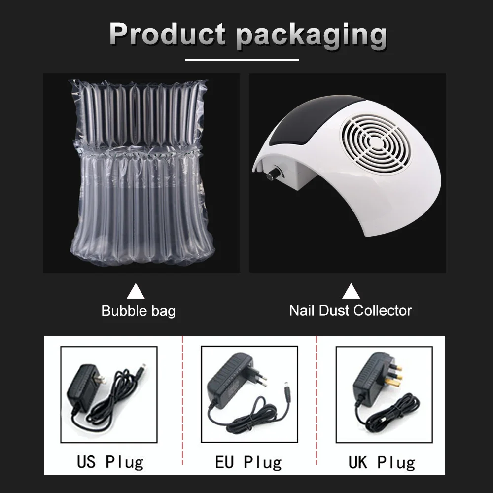 80 Вт сильный коллектор для всасывания пыли с ногтей пылесос вентилятором