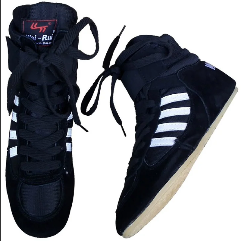 Подлинная Мужская обувь VeriSign для борьбы тренировочная кожаные кроссовки