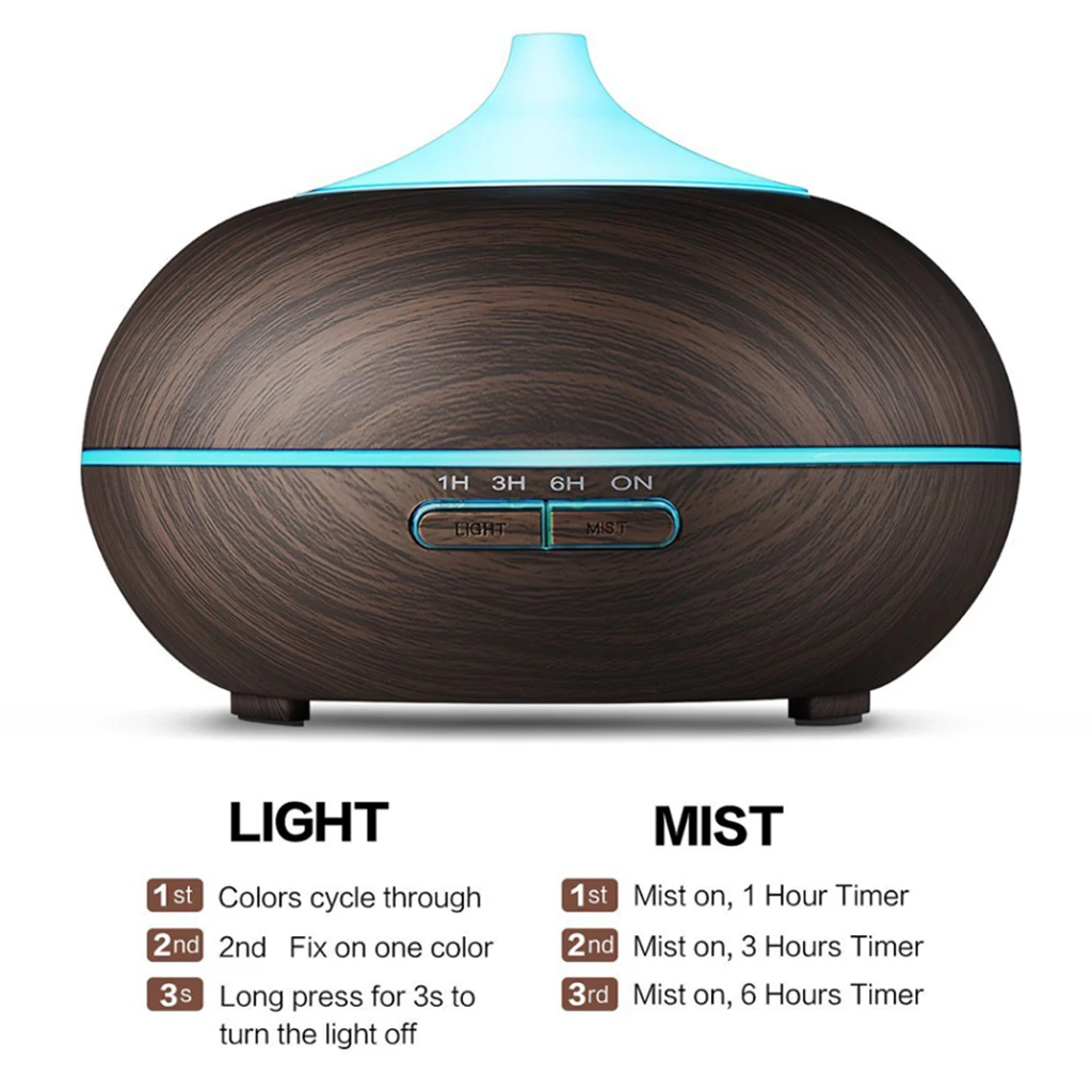 Ультразвуковой увлажнитель воздуха с пультом ДУ 550 мл|Увлажнители воздуха| |