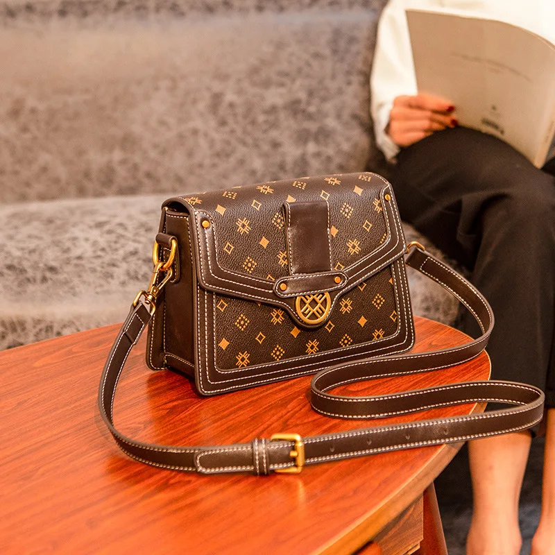 

Classical Printing Crossbody Bag for Women Luxury Handbags Women Bags Genuine Leather Famous Handbags V Bags In Luxury Handbags