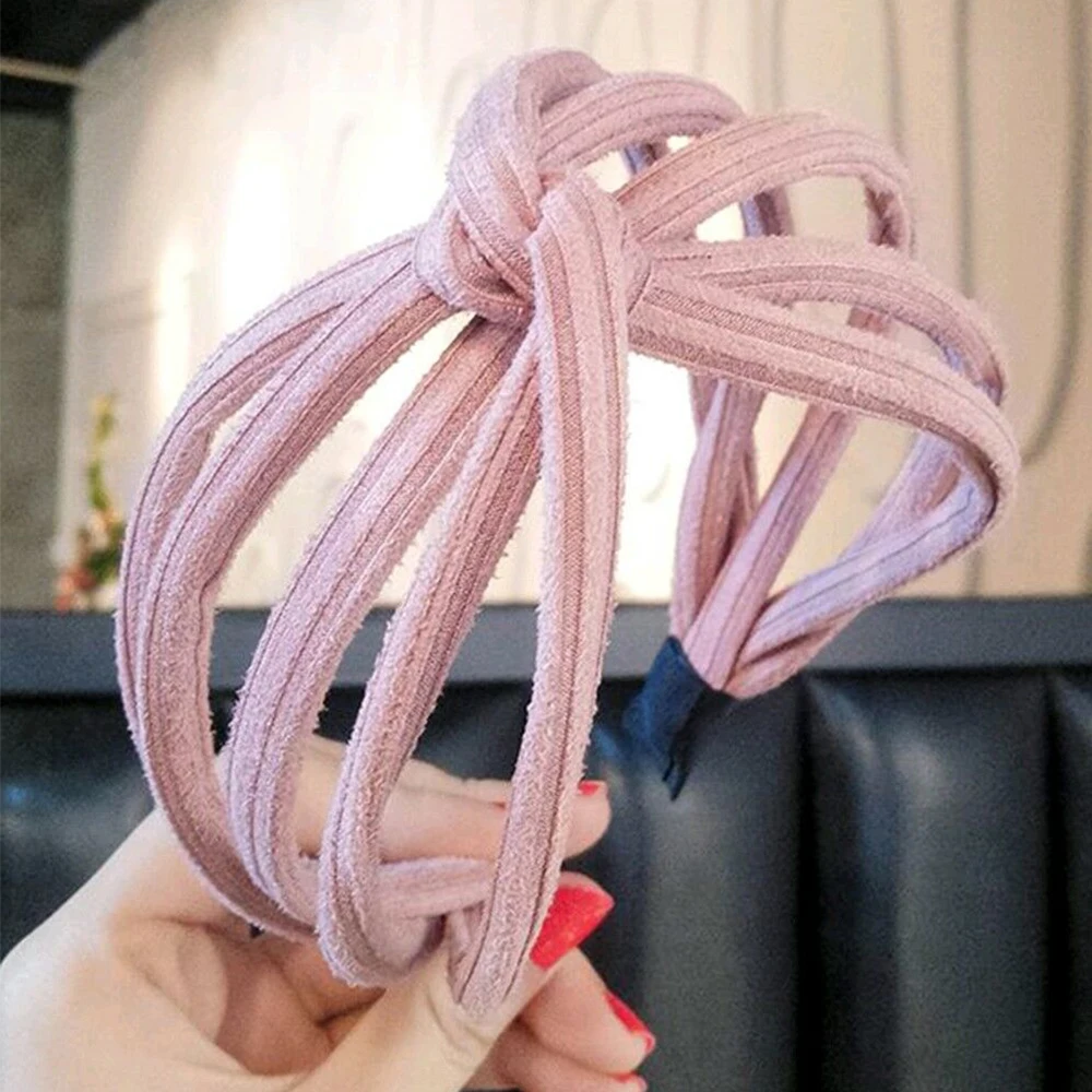 Модный женский ободок в горошек из искусственной ткани с большим бантом и