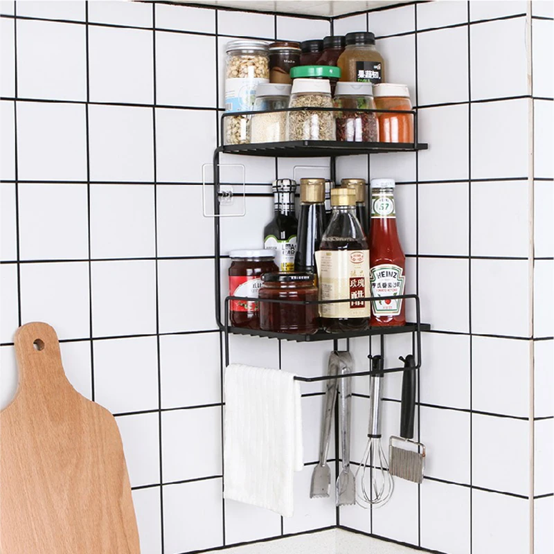 Iron Mesh Basket Shelf Metal Cupboard Cabinet Door Organizer Rack Closet Holders Storage New pf08279 | Обустройство дома
